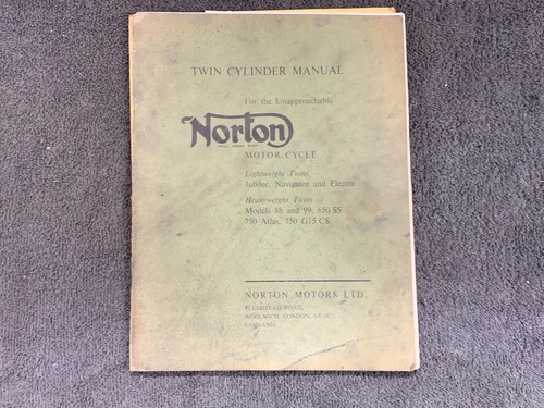 Norton twin cylinder manual - norton,