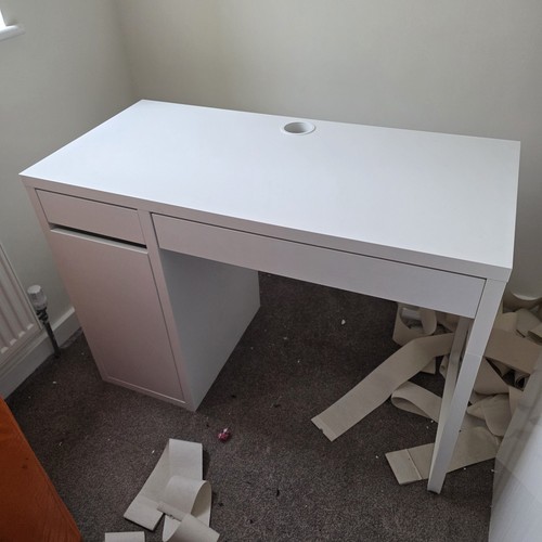 Ikea white desk with drawers - ikea, &