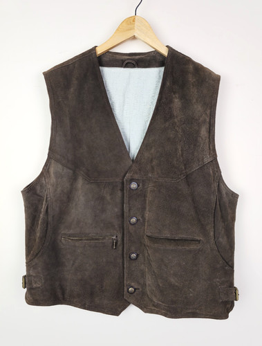 Real suede waistcoat - real,