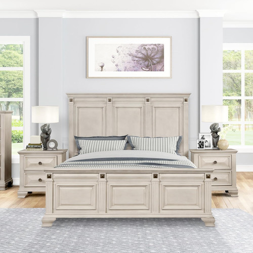 Renova king bedroom set - bedroom, with