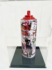 Mr Brainwash, “Einstein, Love is the Answer” Iconic Can Sculpture, Gallery Owned