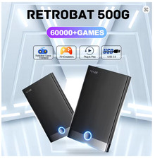 Retrobat Super Console X hard disk 512GB  con 70 emulatori DC/Mame/PS2/PS1/Wii