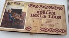 Vtg Morgan Inkle Loom Complete In Orig. Box W/ 3 NEW Skeins Of Yarn Weaving VGUC