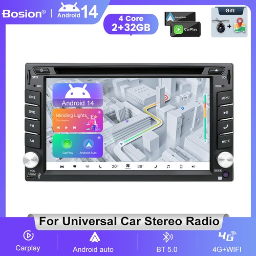 For universal car stereo - 6.2",