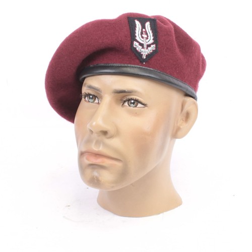 Replica maroon beret with - maroon,