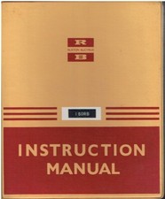 RUSTON BUCYRUS 150-RB EXCAVATOR ORIGINAL FACTORY OPERATION & MAINTENANCE MANUAL