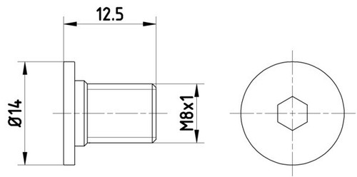 Bolt brake disc for - disc, brabus