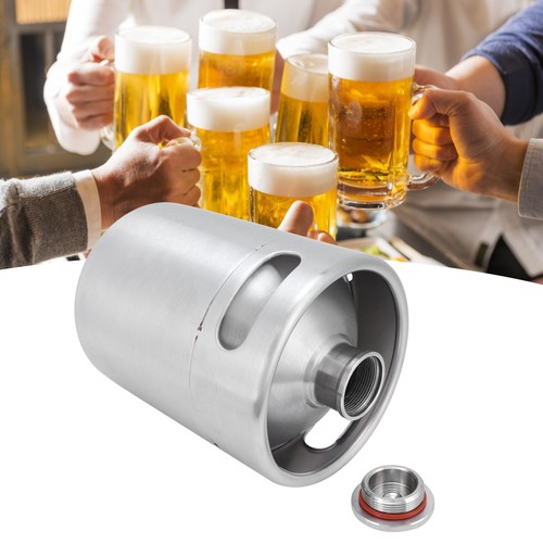 Stainless steel beer keg two - stainless,