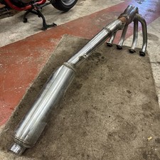 SUZUKI GSF600 GSF 600 BANDIT MK1 Complete Standard  Exhaust Welded Up At Joint