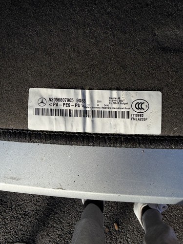 Amg rear floor - amg, mats