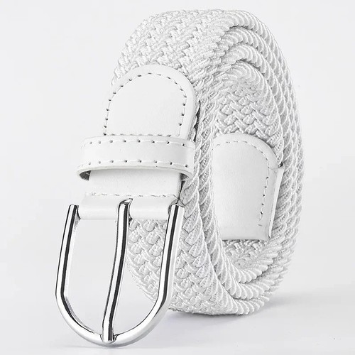 Woven stretchy belt braided - woven,