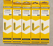 5 x Monument 175C U Gauge (Manometer) MON175 Job Lot BNIB