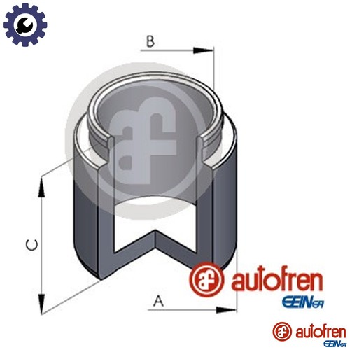 Piston brake caliper - piston, d025131