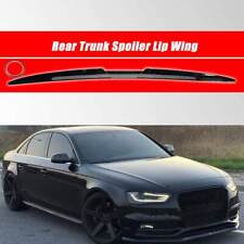 For AUDI A4 B8 2008-2015 Gloss Rear Tail Wing Boot Roof Trunk Spoiler Lip UK