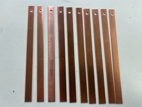 Copper slate repair straps - slate,