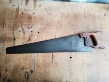 Vintage John Cockerill No67 22" Panel Saw 6TPI - Cast Steel Sheffield 