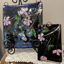 Artisan Floral Fused Glass