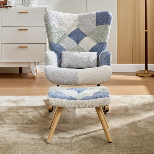 Boucle nursing rocking chair - rocking,