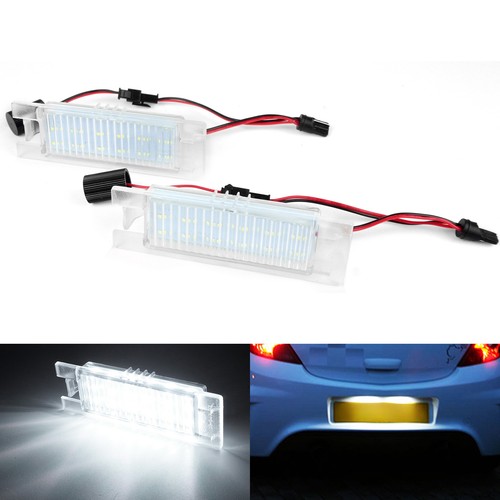 Led license number - 2x, plate