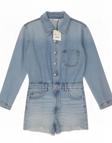 Zara womens denim playsuit - womens, uk