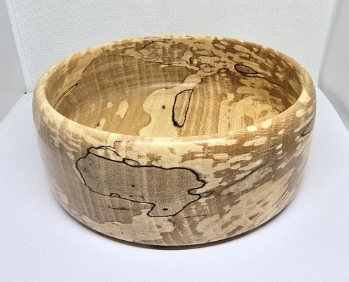 Hand turned natural spalted