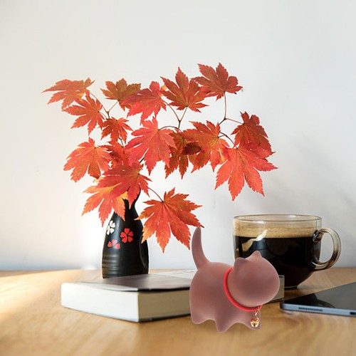 Creative purple clay tea - clay,