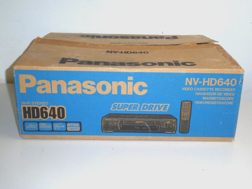 Panasonic hd640 vhs video - panasonic,