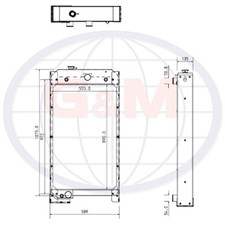 Radiator for FG WILSON FG