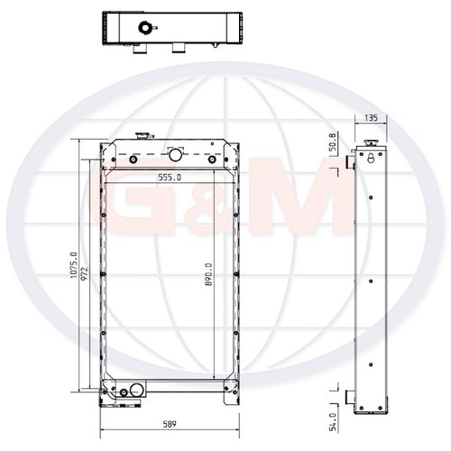 Radiator for wilson fg - for,
