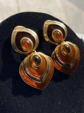 Vtg 90s Cabouchon Clip On