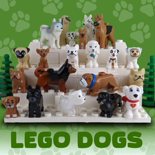 Lego dogs minifigure - -, scale