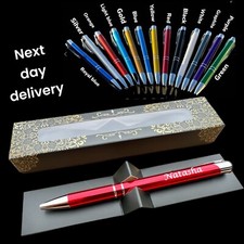 Personalised Pen with your message Laser Engraved Promotional Gift with gift Box