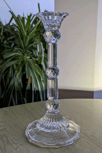 Crystal tall candlestick