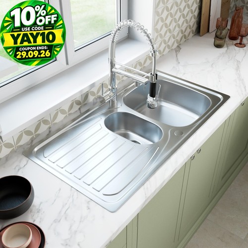 Stainless steel bowl inset - stainless, 1.5