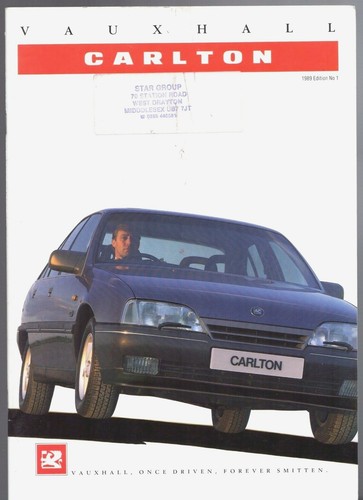 Vauxhall carlton 1988 uk - 1988-89,
