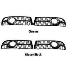 Suitable for Audi A4 B7 S-Line 2005-2008 front bumper fog lamp lower grille