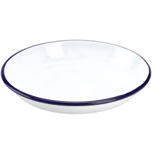 Falcon enamel pasta plate 24cm - enamel,