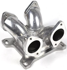 Inlet manifold dual Weber 45 DCOE Dellorto 45 DHLA intake adaptor V8 manifold