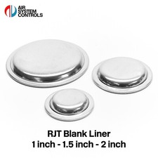 RJT Blank Liners | 1", 1.5", 2" | 304 Stainless Steel | Brewery, Hygienic BS4825