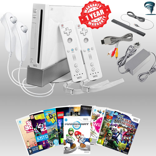 Nintendo wii white console - wii,