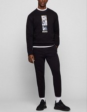 BOSS x Muhammad Ali -Mens Cotton Sweatshirt Jumper Regular Fit M-2XL Sale