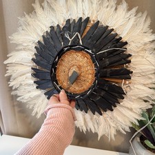 White Juju Hat Wall Decor