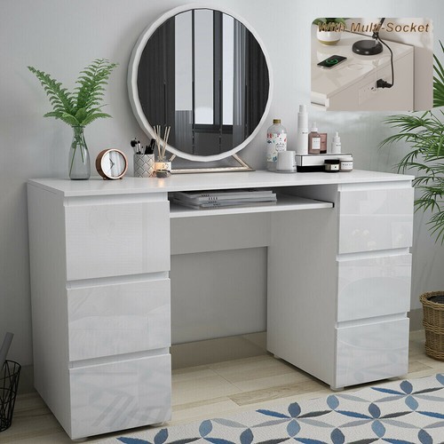White dressing table high - dressing,