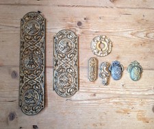 2  RECLAIMED ORNATE CAST BRASS