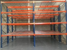 Carpet racking used 2 joined bays perfect for 4m and 5m Rolls