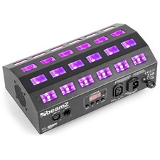 BeamZ BUV463 UV Panel Strobe Light - Powerful DJ UV Lights for Discos
