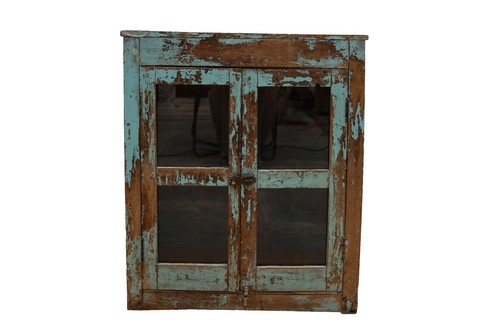 Vintage indian hardwood glazed - hardwood,