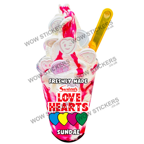 Ice cream van - , sticker