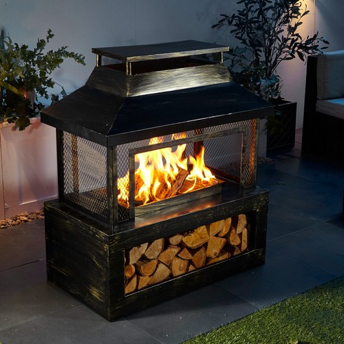 Neo log burner - burner, pit