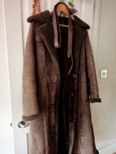 Ladies Vintage Full Length Sheepskin Coat